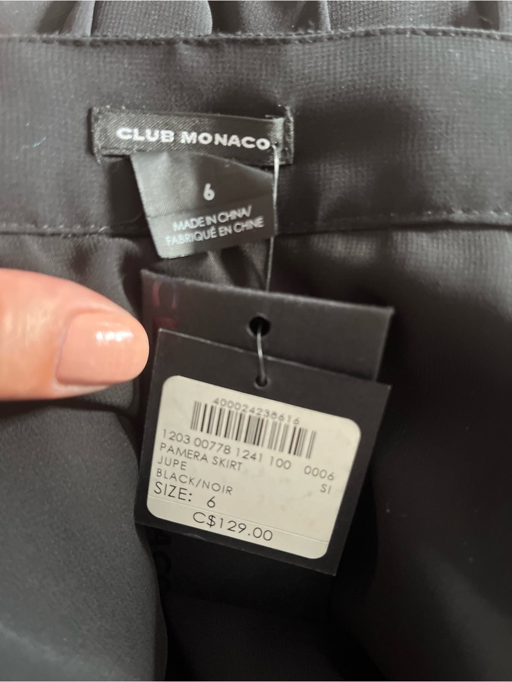 Club Monaco Pleated Chiffon Midi Skirt - Picture 8 of 8